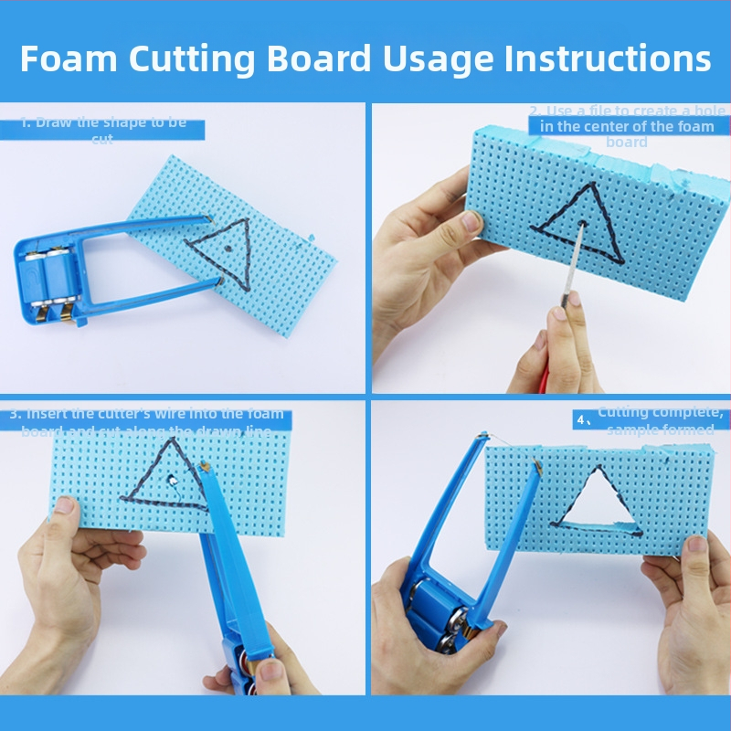 DIY модел за рязане на пяна за модели – пластмасова конструкция, с нагревателна жица, марка Hinda, за възраст 15-35
