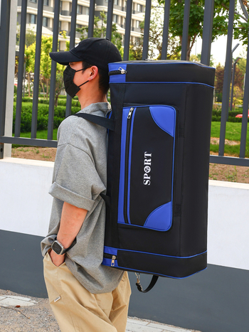 Τσάντα ταξιδιού για σύντομα ταξίδια, Unisex, ελαφριά, με διαχωρισμό στεγνού-υγρού, ύφασμα Oxford, επένδυση Oxford, στυλ χαλάρωσης για ταξίδια