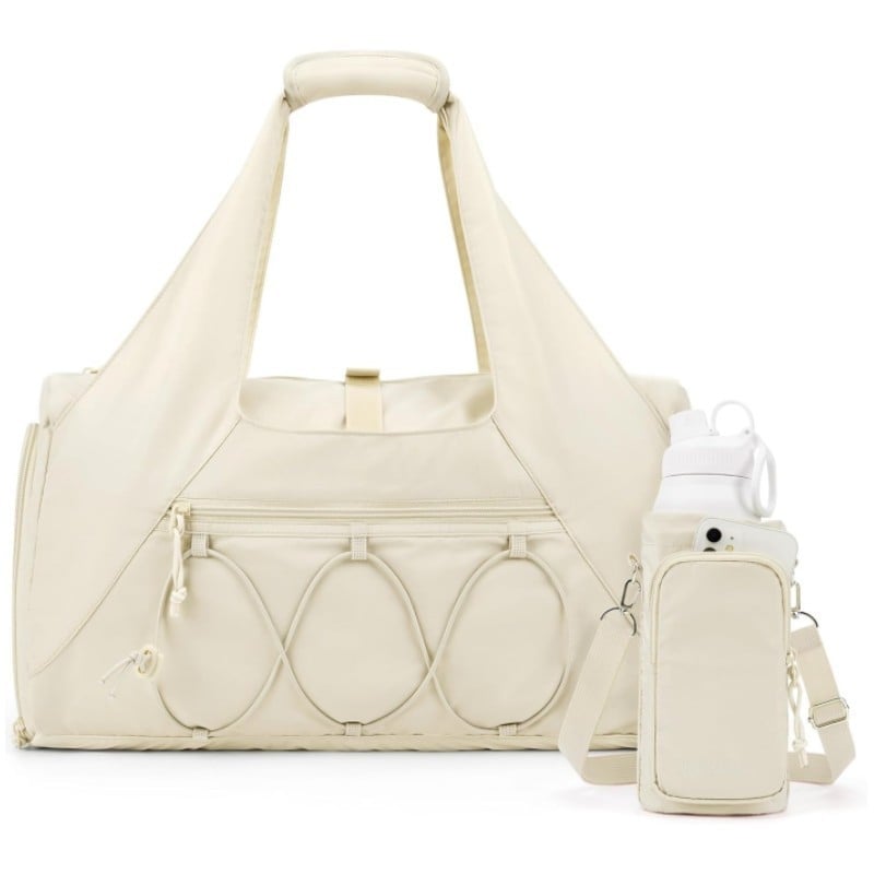 Putna duffel torba s odjeljkom za cipele i mokrom pretincom, kapacitet 20–35 L, poliester, težina 0,6 kg