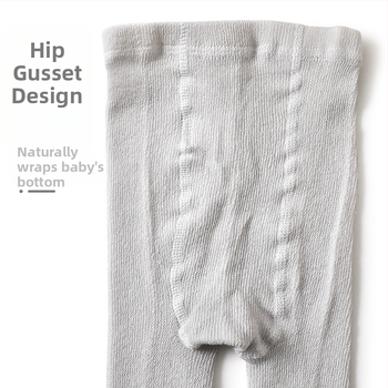 Vaikų medvilninės pėdkelnės pavasariui, lengvos, perforuoto rašto mergaitėms 1–3 m