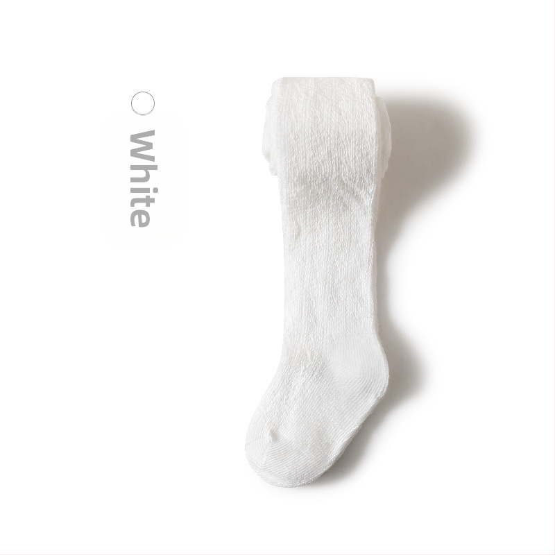 Vaikų medvilninės pėdkelnės pavasariui, lengvos, perforuoto rašto mergaitėms 1–3 m