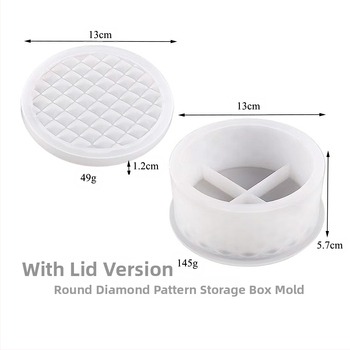 Dance of the Butterfly Φόρμα Σιλικόνης για Κέικ – Κυκλική Με Σχέδιο Φιόγκο Διαμαντιού για DIY Ρητίνη