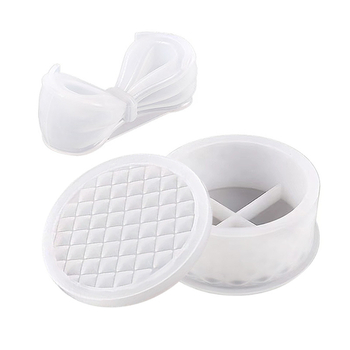 Dance of the Butterfly Φόρμα Σιλικόνης για Κέικ – Κυκλική Με Σχέδιο Φιόγκο Διαμαντιού για DIY Ρητίνη