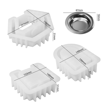 Σιλικόνινο καλούπι για κέικ, ακανόνιστο σχήμα, καλούπια ψησίματος