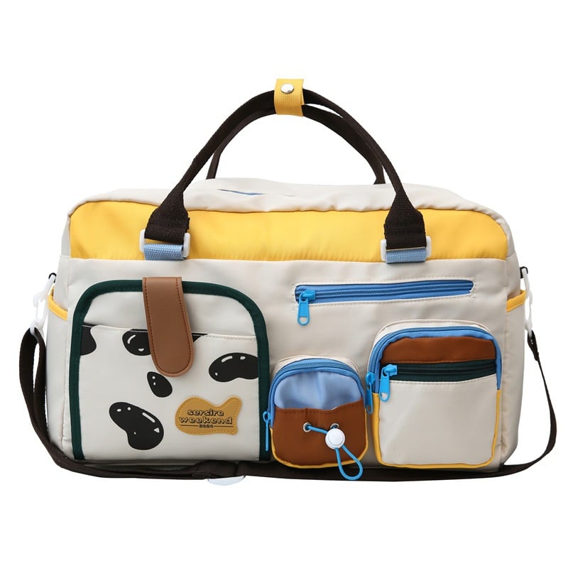 Crossbody putna torba 20–35L, platnena, otporna na habanje, odjeljak za mokro/suho, urban stil