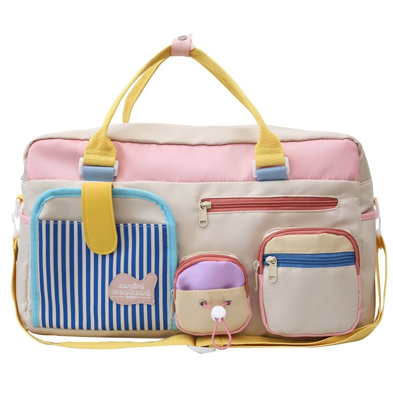 Crossbody putna torba 20–35L, platnena, otporna na habanje, odjeljak za mokro/suho, urban stil