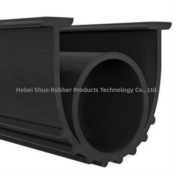 Garažų durų gumos sandarinimo juosta su klipu montavimu, skirta ritinėliams durims, dulkių apsauga