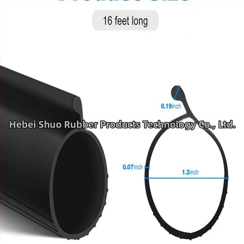 Mhd гумена клип-он лента за уплътнение на гаражни врати, за ролкови врати, прахоозащитна