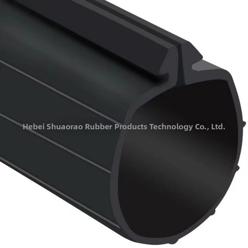 Mhd гумена клип-он лента за уплътнение на гаражни врати, за ролкови врати, прахоозащитна