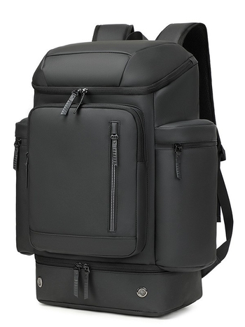 Σακίδιο ταξιδιού, μεγάλη χωρητικότητα 36–55L, αδιάβρονο νάιλον, διαχωρισμός στεγνό-βρεγμένο, θήκη για φορητό υπολογιστή