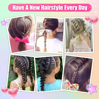 Minute plaukų gumos, silikonas, rankų darbo, 1600 vnt., 2024 m. pavasaris