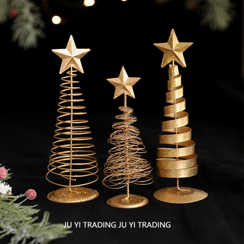 Σιδερένιο διακοσμητικό με πεντάκλωνη αστέρι — σκανδιναβικό δημιουργικό μίνι χριστουγεννιάτικη διακόσμηση γραφείου και δέντρο