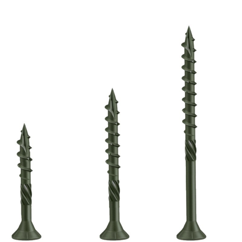 Самонарезни дървени винтове, потъваща шестостенна глава, обикновена въглеродна стомана, класа 4.8, без покритие