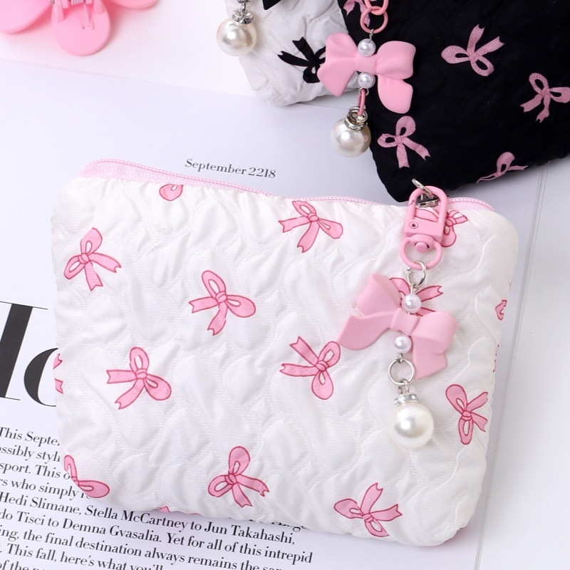 Sminktáska fodros masnival, poliészter, többfunkciós utazáshoz, kézitáska típus, modell YK-QXXSHHZB