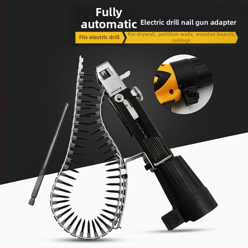 Автоматичен винтоверт със глава за завиване, електрически винтоверт за дърво и самонарезен бит за гипсокартон
