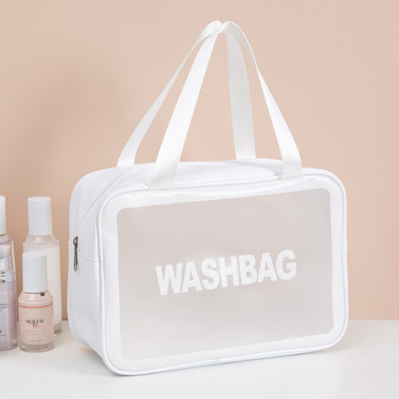 Make-up torbica od prozirnog PVC-a, vodootporna, za putovanja, oblik ručne torbice, za kozmetiku i higijenske potrepštine
