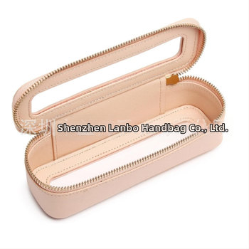 Водоустойчива компактна козметична чанта за пътуване — PU материал, подплата от нейлон, разширяема, ежедневна употреба, стил градска простота