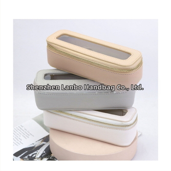 Водоустойчива компактна козметична чанта за пътуване — PU материал, подплата от нейлон, разширяема, ежедневна употреба, стил градска простота