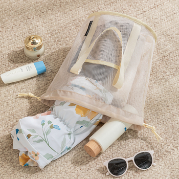 Τσάντα αποθήκευσης ρούχων για ταξίδια, κυβοειδές σχήμα, συμπιεζόμενη τσάντα με roll-top κλείσιμο, πολυεστέρας, πολυλειτουργικός οργανωτής