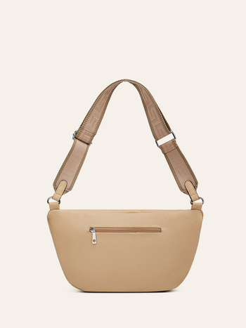 zijinling ženska PU crossbody torba s širokim remenom — gradski minimalistički stil, proljeće 2025, zatvarač, unutarnja pretinica za telefon