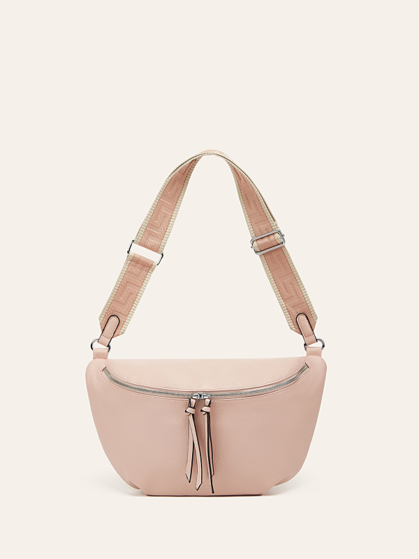 zijinling ženska PU crossbody torba s širokim remenom — gradski minimalistički stil, proljeće 2025, zatvarač, unutarnja pretinica za telefon