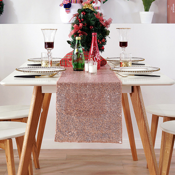 Table Flag su blizgučiais – stačiakampė stalo uždanga, vientisas raštas, 100% blizgučiai, poliesterio pagrindas, užsakymas pagal užsakymą