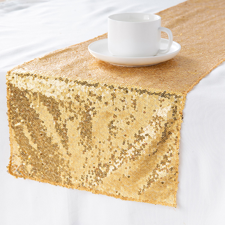 Table Flag su blizgučiais – stačiakampė stalo uždanga, vientisas raštas, 100% blizgučiai, poliesterio pagrindas, užsakymas pagal užsakymą