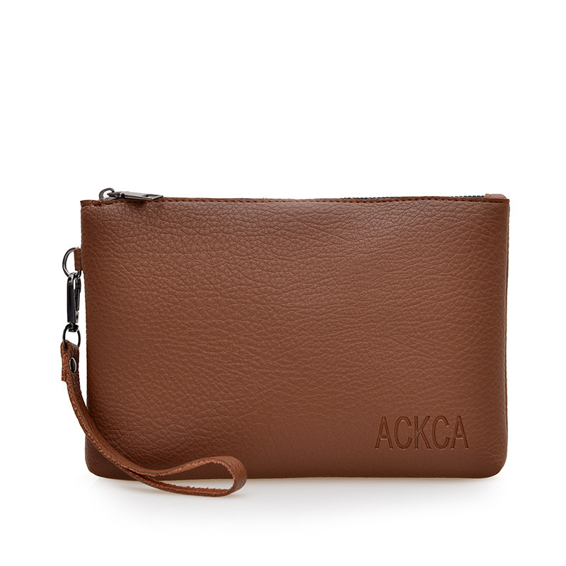 Clutch torbica u stilu street fashion, materijal PU, horizontalni kvadrati oblik, zatvaranje zipom, unutarnja laminirana struktura džepa