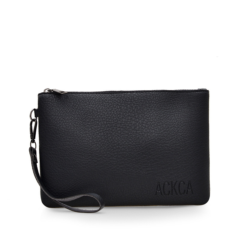 Clutch torbica u stilu street fashion, materijal PU, horizontalni kvadrati oblik, zatvaranje zipom, unutarnja laminirana struktura džepa