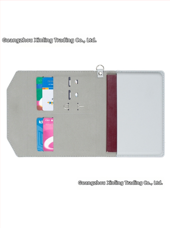 Θήκη PU διαβατηρίου με προστασία RFID, αντι-μαγνητική, πολυλειτουργική θήκη για κάρτες και εισιτήρια, οργάνωση διαβατηρίου και εγγράφων