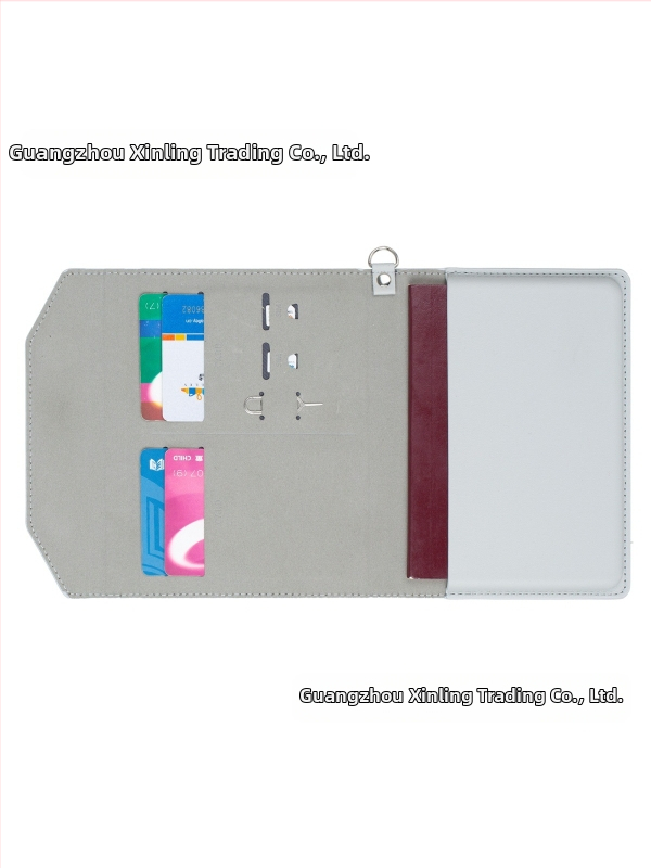 PU паспортен калъф с RFID защита и антимагнитен, мултифункционален джоб за карти и билети, организатор за паспорти и документи, вътрешна подплата от платно