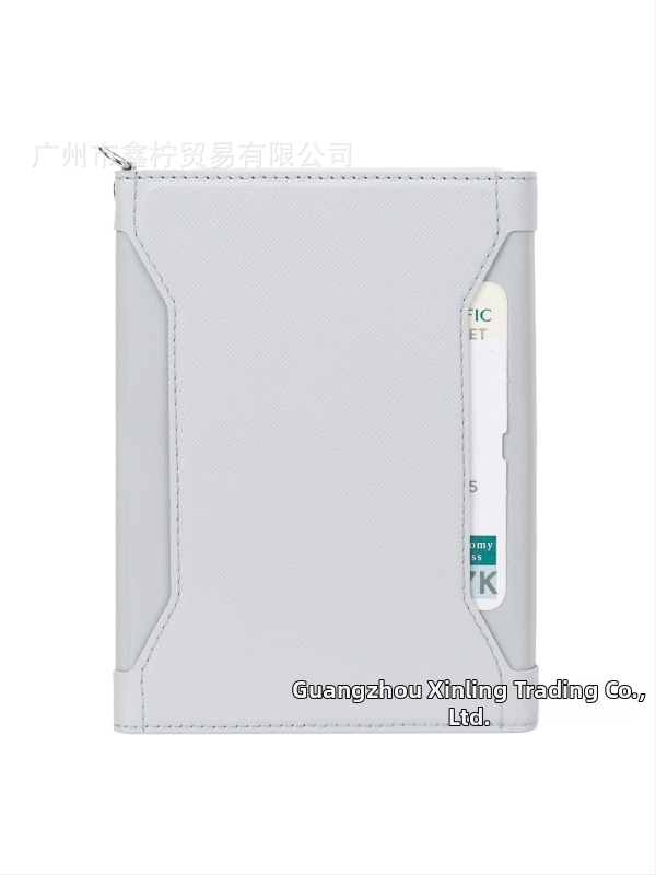 PU паспортен калъф с RFID защита и антимагнитен, мултифункционален джоб за карти и билети, организатор за паспорти и документи, вътрешна подплата от платно