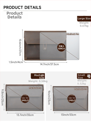 Мъжка клатч чанта от естествена кожа, кожа от първи слой говеждо, водоустойчива, износоустойчива и удароустойчива, есен 2024