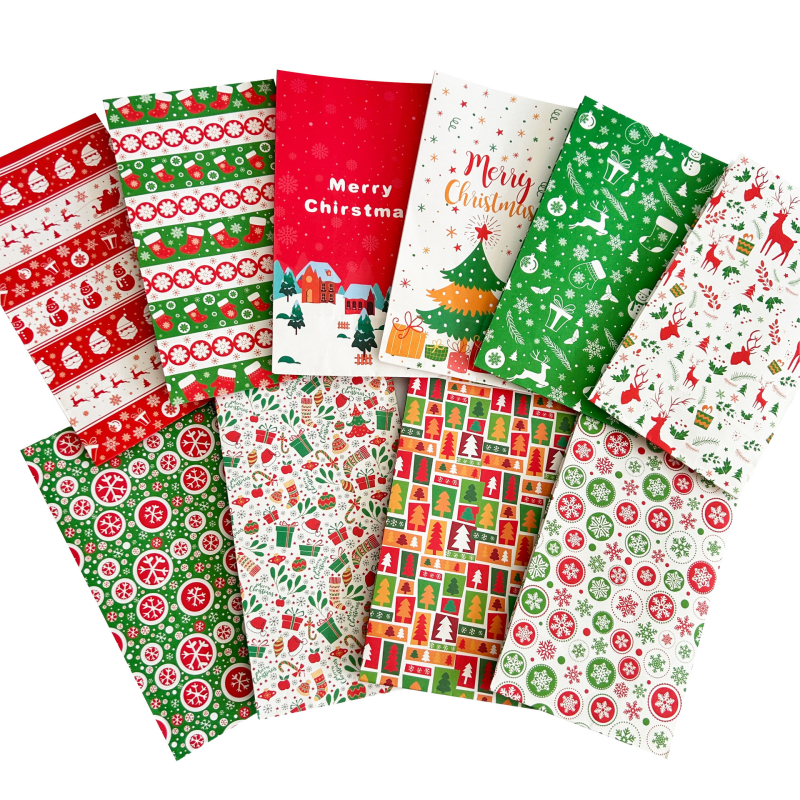 Kraft popieriaus dovanų maišeliai Advento kalendoriui – 24 vnt., su spauda, stačiakampio formos, šventinėms dovanoms, su kalendoriaus lipdukais