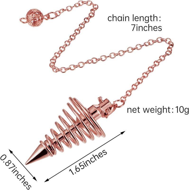 Metalo pakabukas su spyruoklės forma, elektroplatinimas, 2023 m. vasara