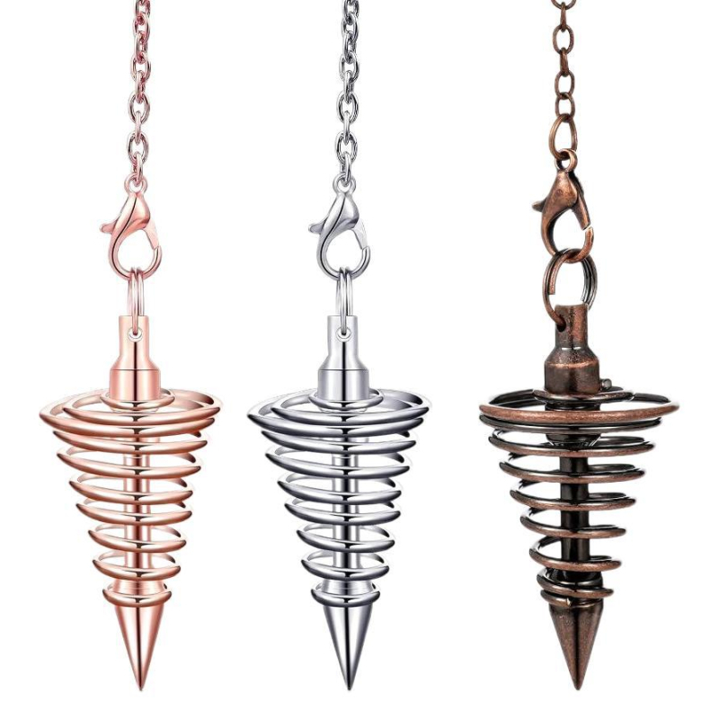 Metalo pakabukas su spyruoklės forma, elektroplatinimas, 2023 m. vasara