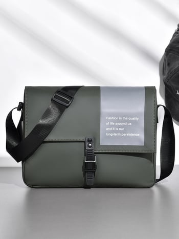 Muška crossbody torba, Oxford tkanina, za putovanja u slobodno vrijeme, jednobojna, dizajn koji smanjuje opterećenje