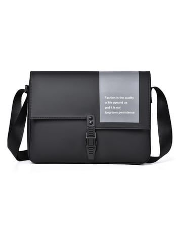 Muška crossbody torba, Oxford tkanina, za putovanja u slobodno vrijeme, jednobojna, dizajn koji smanjuje opterećenje