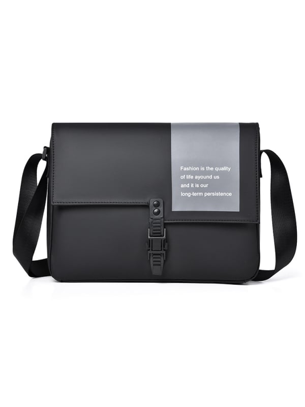 Muška crossbody torba, Oxford tkanina, za putovanja u slobodno vrijeme, jednobojna, dizajn koji smanjuje opterećenje
