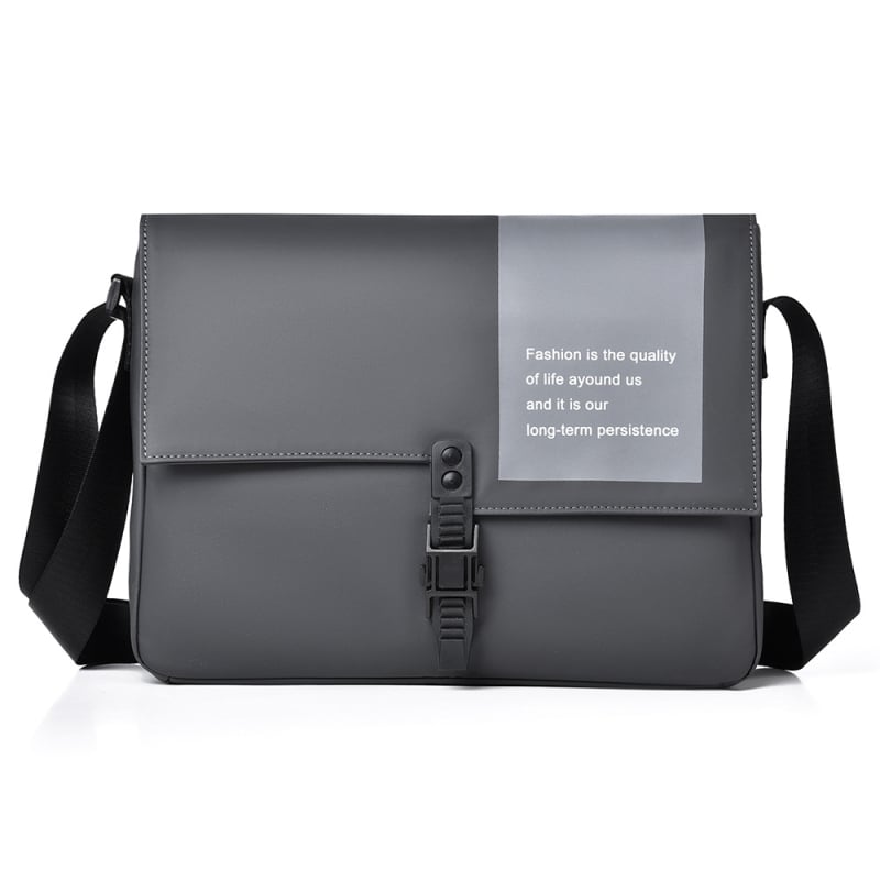 Muška crossbody torba, Oxford tkanina, za putovanja u slobodno vrijeme, jednobojna, dizajn koji smanjuje opterećenje