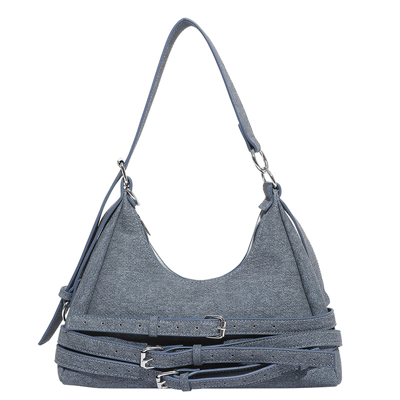 PU чанта за рамо с форма на възглавница, капак, цип, подплата от найлон