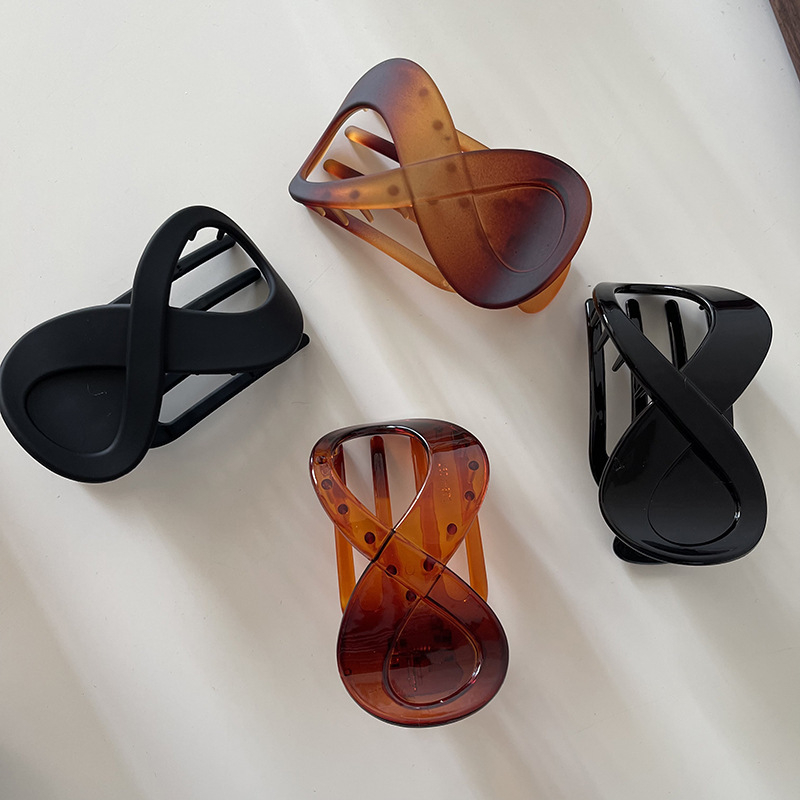 Клипс за коса - пластмаса/смола, ръчна изработка, корейски стил, щипка за захват, персонализируема