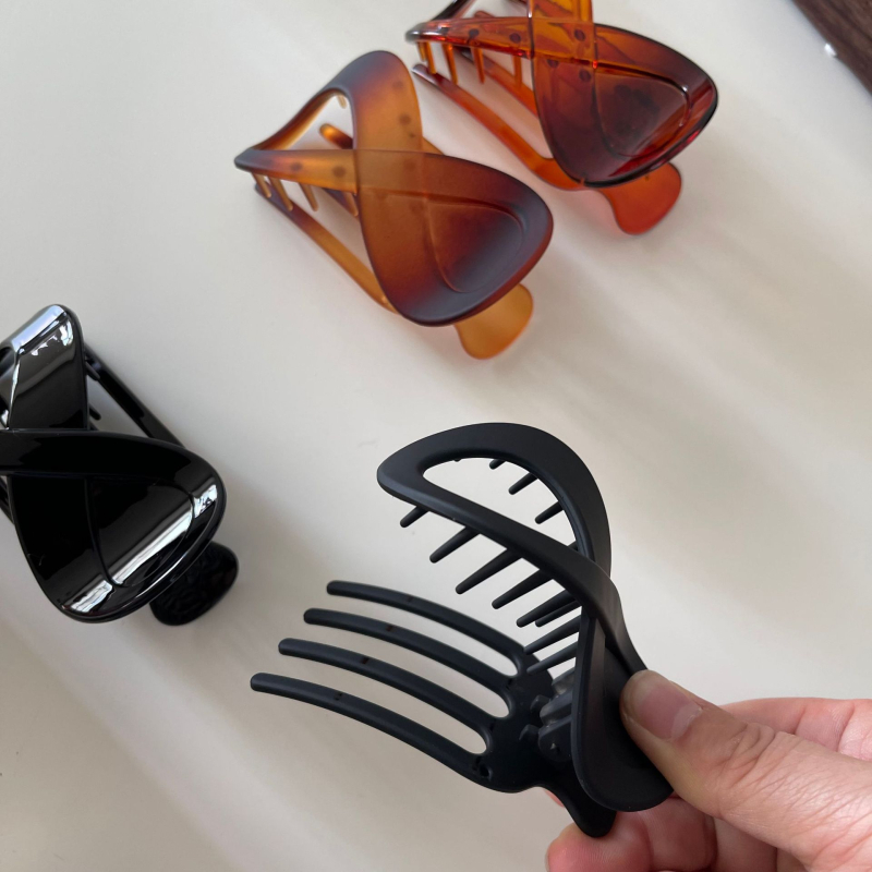 Клипс за коса - пластмаса/смола, ръчна изработка, корейски стил, щипка за захват, персонализируема