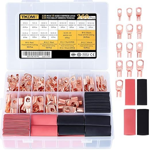 Meďné terminálne bloky s sadou tepelného smrštovania — CNHH, Model: See details, Rozhranie: typ ohrady