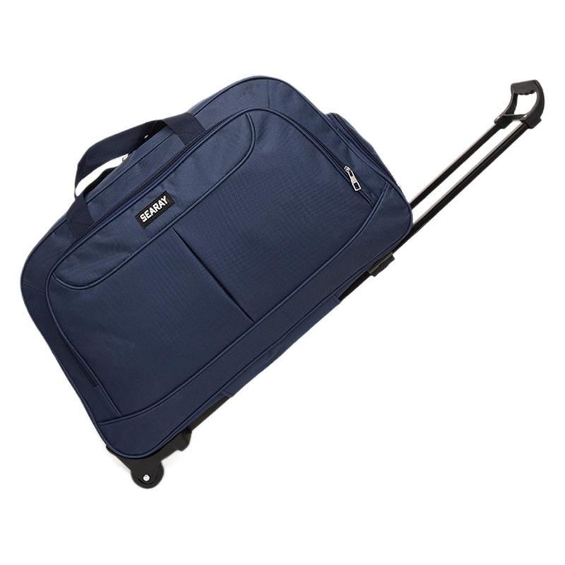 Putna torba s kotačićima, unisex, kapacitet 36–55 L, Oxford platno, podstava poliester, urbani stil, pogodno za rekreacijska putovanja