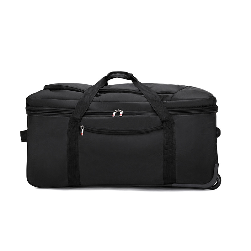 Putna torba s kotačićima od Oxford platna, kapacitet ispod 20 L, unisex, podstava od poliestera, jednobojna, za poslovna putovanja