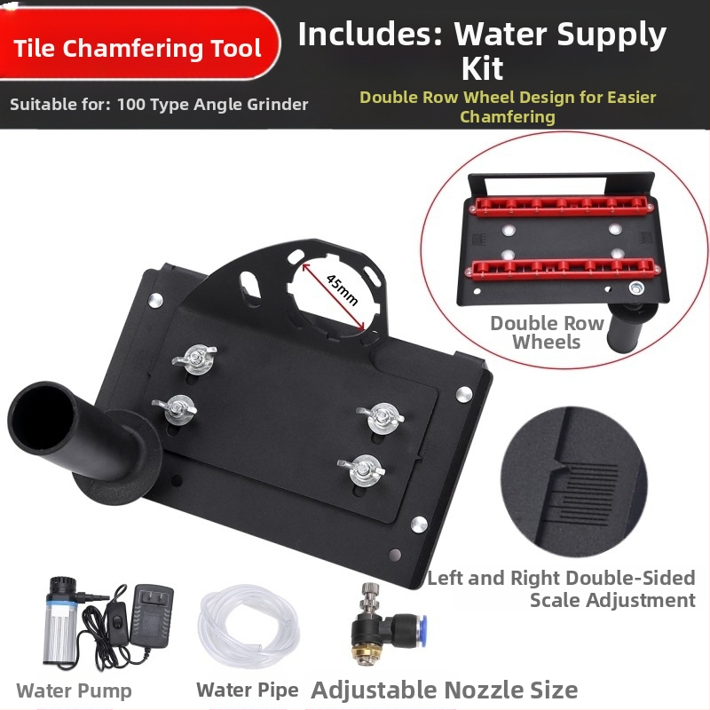 Odeller Keraminių Plytelių Kraštų Formavimo Įranga, Tipo 100, 45° Krašto Pjūvis, Kompaktiškas Laikiklis, 220V