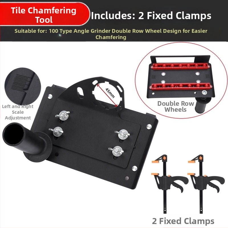 Odeller Keraminių Plytelių Kraštų Formavimo Įranga, Tipo 100, 45° Krašto Pjūvis, Kompaktiškas Laikiklis, 220V