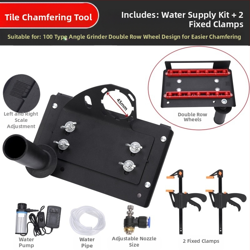 Odeller Keraminių Plytelių Kraštų Formavimo Įranga, Tipo 100, 45° Krašto Pjūvis, Kompaktiškas Laikiklis, 220V