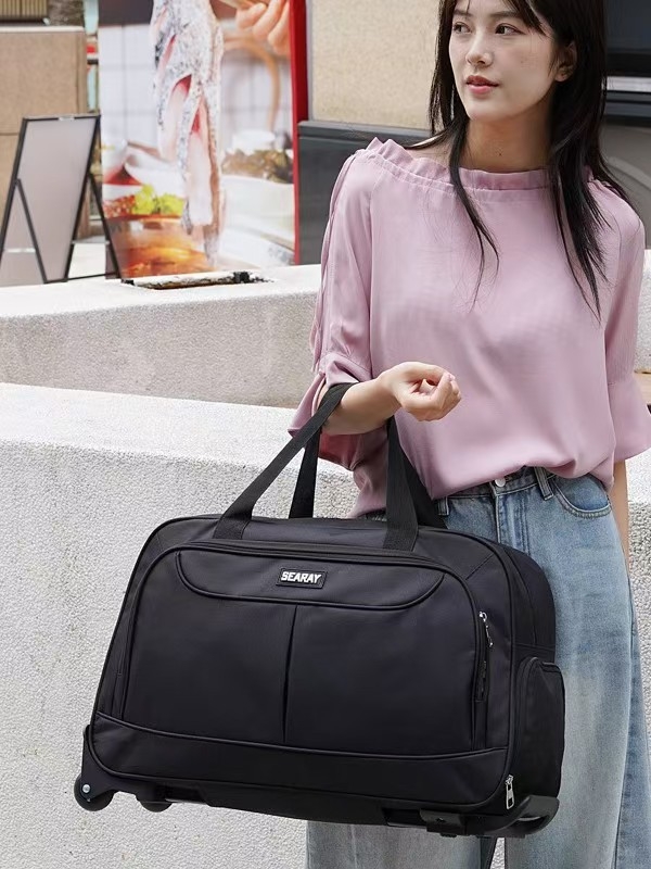 Utazótáska 20-35L, Oxford anyag, vízálló, összecsukható, puha fogantyúval